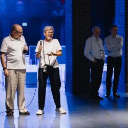 People talking in a bar