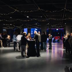 People talking in a bar