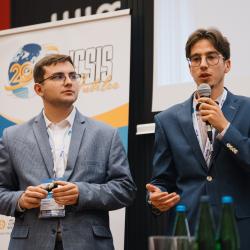 People giving a presentation